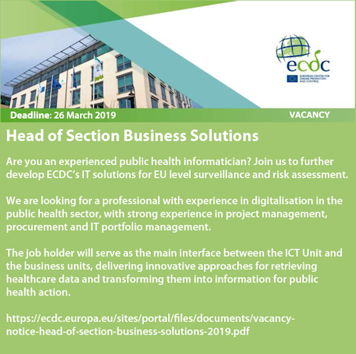 ECDC vacancy